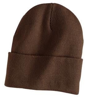 Port & Company - Knit Cap.  CP90 Brown