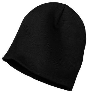 Port & Company - Knit Skull Cap.  CP94 Black