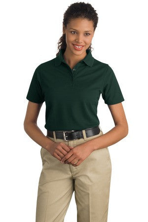 CornerStone - Ladies Industrial Pique Polo. CS403 Dark Green
