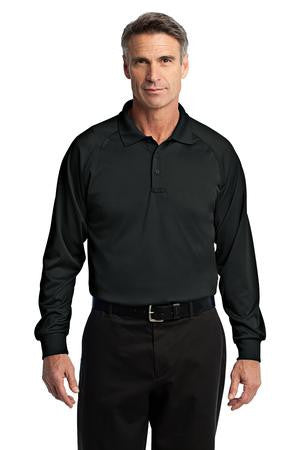 CornerStone - Select Long Sleeve Snag-Proof Tactical Polo. CS410LS Black