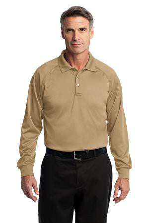CornerStone - Select Long Sleeve Snag-Proof Tactical Polo. CS410LS Tan
