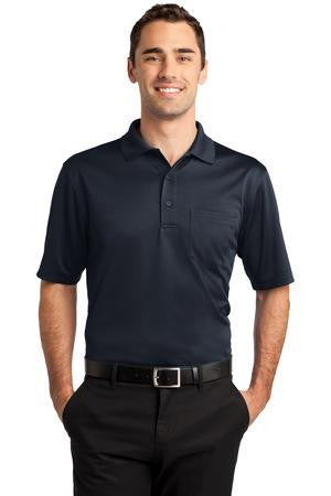 CornerStone Select Snag-Proof Pocket Polo. CS412P Dark navy