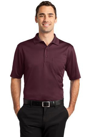 CornerStone Select Snag-Proof Pocket Polo. CS412P Maroon