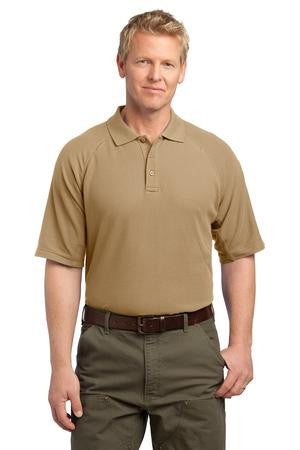 CornerStone - EZCotton Tactical Polo. CS414 Tan