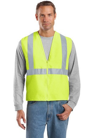 CornerStone - ANSI 107 Class 2 Safety Vest.  CSV400 Safety Yellow/ Reflective