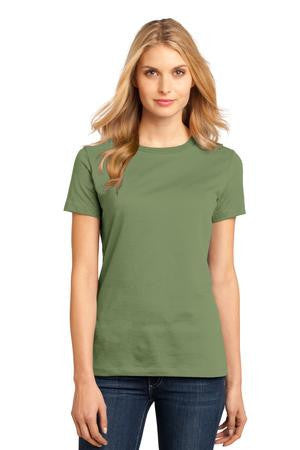 District Made - Ladies Perfect Weight Crew Tee. DM104L Fresh fatigue