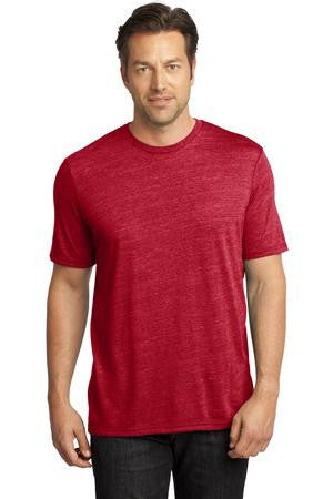 District Made - Mens Textured Crew Tee. DM370 New red