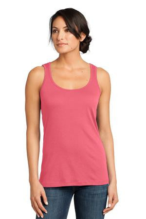 District Made - Ladies Modal Blend Tank DM481 Coral