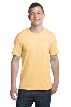 District - Young Mens Extreme Heather Crew Tee DT1000 Yellow