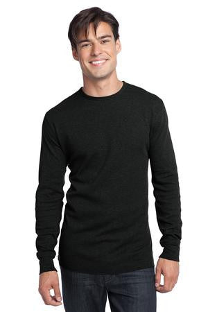 District - Young Mens Long Sleeve Thermal.  DT118 Black