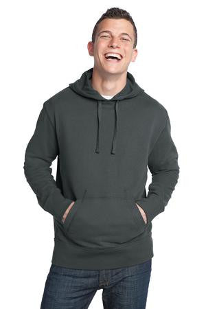 District - Young Mens Vintage French Terry Pullover Hoodie. DT132 Charcoal