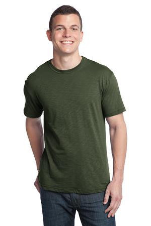 District - Young Mens Slub Crew Neck Tee. DT140 Thyme