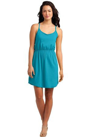 District Juniors Strappy Dress. DT223 Aquamarine