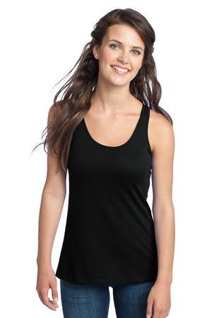 District - Juniors 60/40 Racerback Tank. DT237 Black