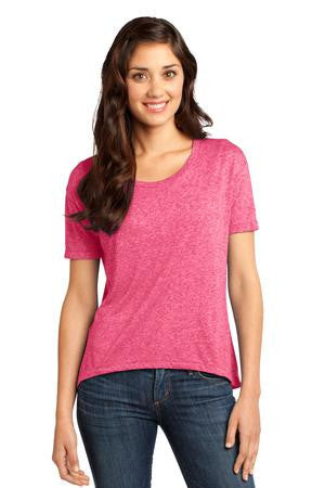 District - Juniors Microburn Wide Neck Hi/Lo Tee. DT260 Watermelon
