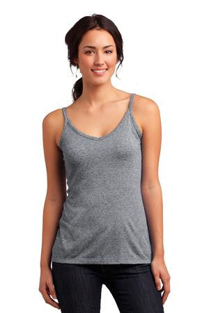 District Juniors Microburn Double V Tank. DT263 Heathered nickel