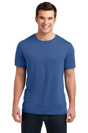 District Young Mens Vintage Wash Crew Tee. DT4000 Maritime blue