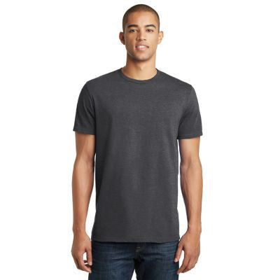 District - Young Mens The Concert Tee  DT5000 Heathered Charcoal