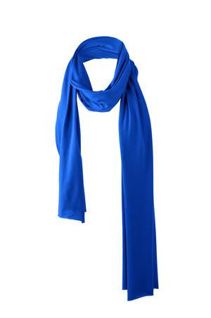 District - Cotton Blend Scarf. DT50 Deep royal