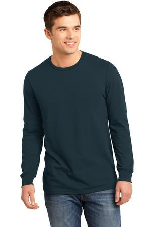 District - Young Mens The Concert Tee Long Sleeve. DT5200 New navy