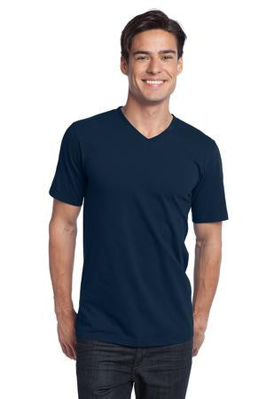 District - Young Mens The Concert Tee V-Neck DT5500 New navy