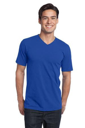 District - Young Mens The Concert Tee V-Neck DT5500 Deep royal