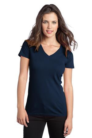 District - Juniors The Concert Tee V-Neck. DT5501 New navy