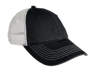 District - Mesh Back Cap. DT607 Black/ white