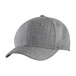 District - Pinstripe Herringbone Cap DT613 Heather grey