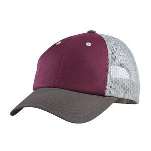 District - Tri-Tone Mesh Back Cap DT616 Maroon/Charcoal/Grey