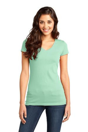 District - Juniors Very Important Tee V-Neck. DT6501 Mint