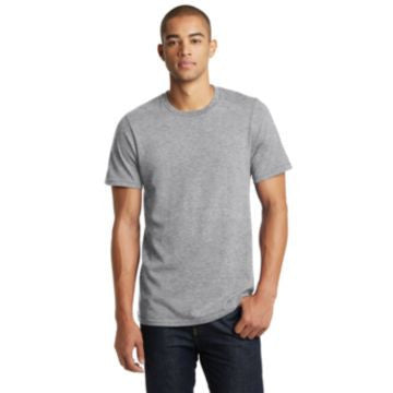 District Young Mens Bouncer Tee. DT7000 Light Heather Grey