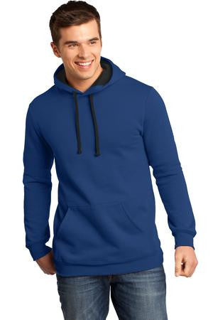 District - Young Mens The Concert Fleece Hoodie. DT810 Deep royal