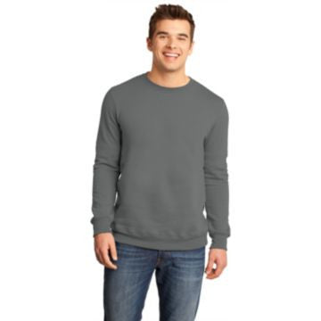District - Young Mens The Concert Fleece Crew. DT820 Grey