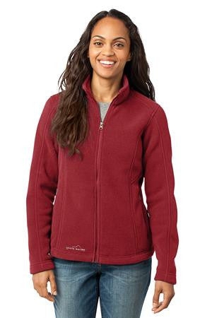Eddie Bauer - Ladies Full-Zip Fleece Jacket. EB201 Red rhubarb