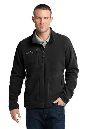 Eddie Bauer - Wind Resistant Full-Zip Fleece Jacket. EB230 Black
