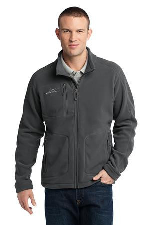Eddie Bauer - Wind Resistant Full-Zip Fleece Jacket. EB230 Iron gate