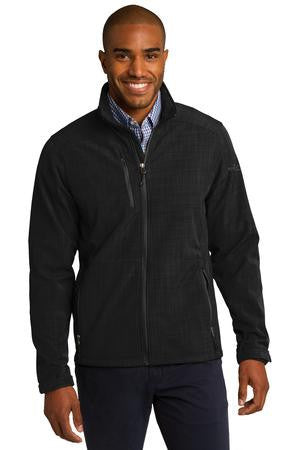Eddie Bauer Shaded Crosshatch Soft Shell Jacket. EB532 Black