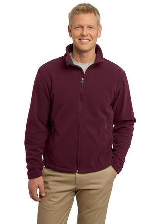 Port Authority Tall Value Fleece Jacket. TLF217 Maroon