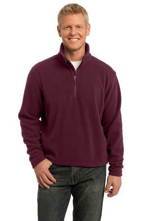 Port Authority Tall Value Fleece 1/4-Zip Pullover. TLF218 Maroon