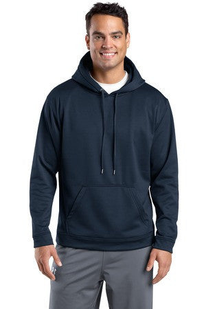 Sport-Tek Sport-Wick Fleece Hooded Pullover.  F244 Navy
