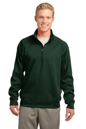 Sport-Tek Tech Fleece 1/4-Zip Pullover. F247 Forest green