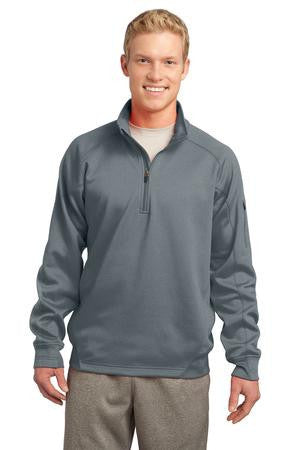 Sport-Tek Tech Fleece 1/4-Zip Pullover. F247 Grey heather