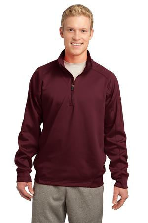 Sport-Tek Tech Fleece 1/4-Zip Pullover. F247 Maroon