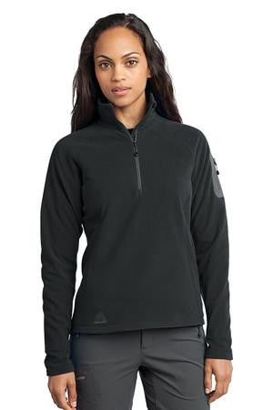 Eddie Bauer First Ascent - Ladies Cloud Layer Fleece 1/4-Zip Pullover. FA701 Black