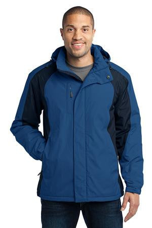 Port Authority Barrier Jacket. J315 Estate Blue/Navy Eclipse