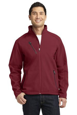 Port Authority Welded Soft Shell Jacket. J324 Garnet