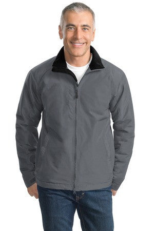 Port Authority Challenger II Jacket. J354 Steel grey/true black