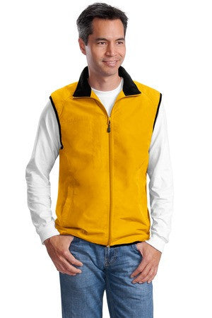 Port Authority Challenger Vest. J355 Goldenrod/true black