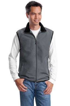 Port Authority Challenger Vest. J355 Steel grey/true black